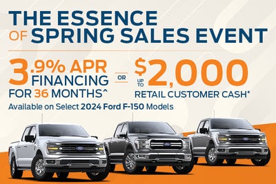 3.9% APR Financing for 36 Months